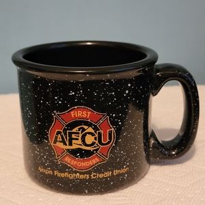 First Responders AFCU Coffee Mug Black & Red By M Ware